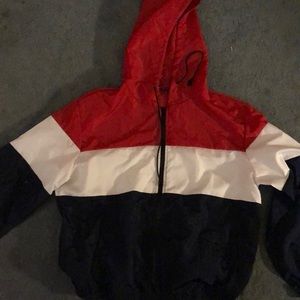 Red White and Blue windbreaker